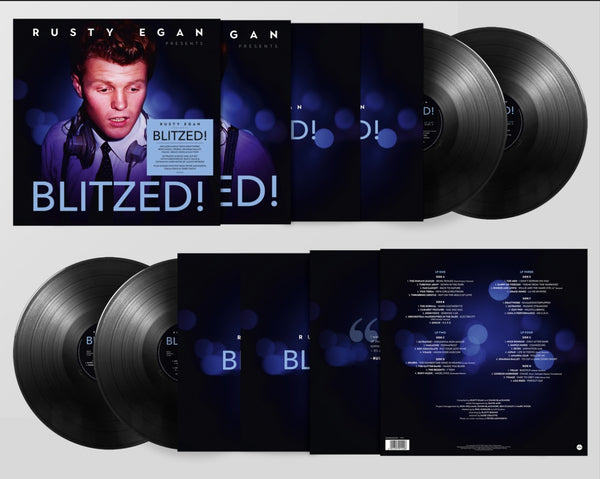 ‘Rusty Egan - Presents… Blitzed!' 4LP black vinyl