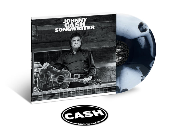 Johnny Cash - Songwriter - INDIES EXCLUSIVE Black & White LP - Includes CASH sticker