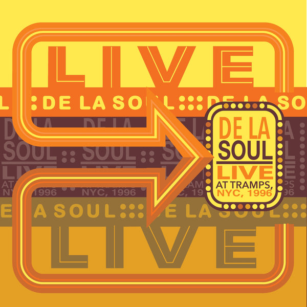 RSD2024 De La Soul ~ Live at Tramps, NYC, 1996 ~ LP - 140 gram, tan vinyl, in a custom printed sleeve & jacket