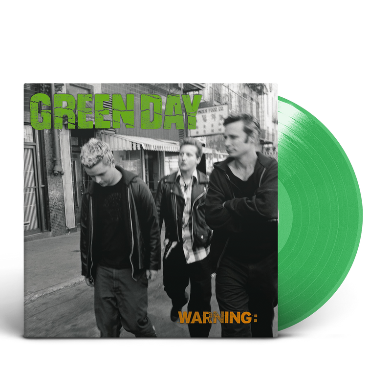 GREEN DAY - WARNING. Fluorescent Green LP