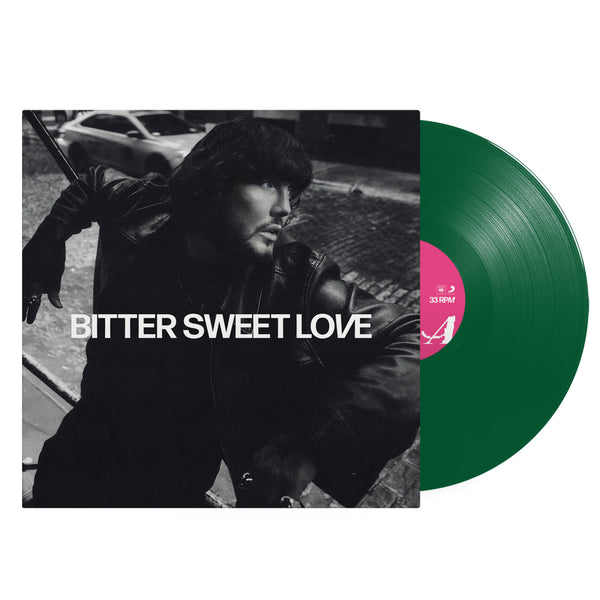 James Arthur - Bitter Sweet Love - INDIE EXCLUSIVE Green LP + includes a limited A3 poster with special risograph print on 120gsm art paper