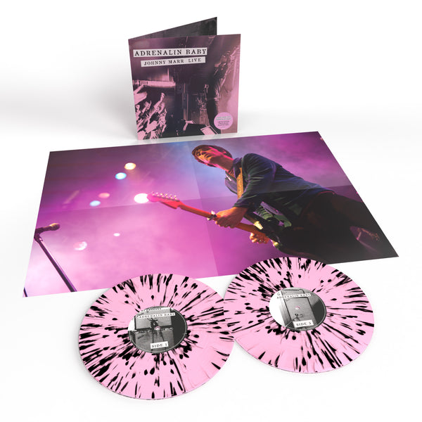 Johnny Marr - Adrenalin Baby - Black and Pink Splatter Double LP