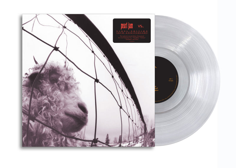Pearl Jam  Vs: 30th Anniversary Edition  Retail Exclusive Clear LP