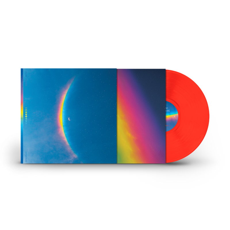 Coldplay - Moon Music - INDIE EXCLUSIVE Numbered Limited Edition translucent Bright Red EcoRecord LP