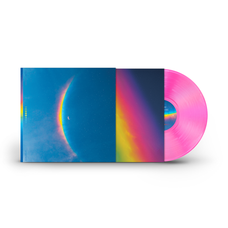 Coldplay - Moon Music -  Numbered Limited Edition translucent pink EcoRecord LP