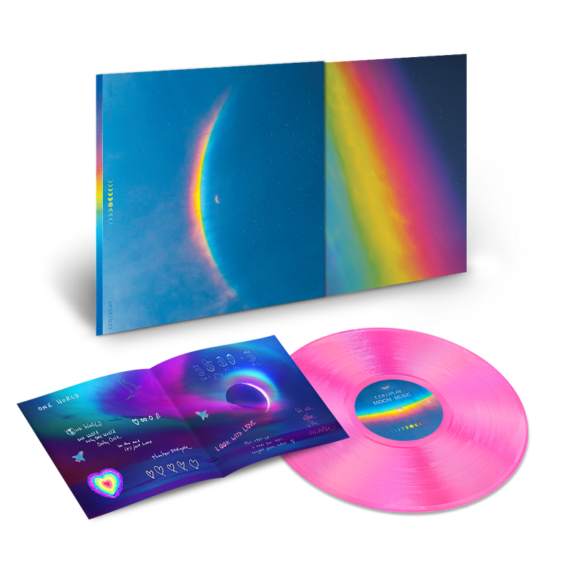 Coldplay - Moon Music -  Numbered Limited Edition translucent pink EcoRecord LP