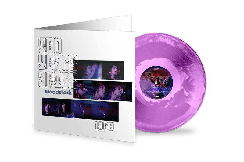 TEN YEARS AFTER - WOODSTOCK 1969 - Purple & White Tie Dye