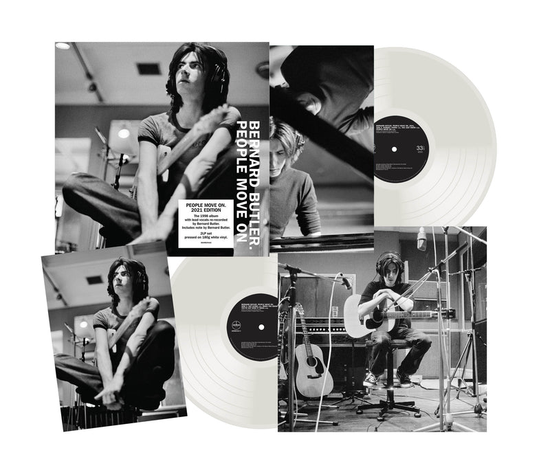 BERNARD BUTLER People Move On 2LP SET (180g White Vinyl) (UK Indies Signed Edition