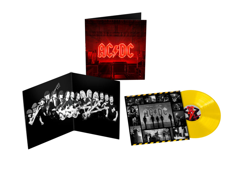 AC/DC Power Up LP Transparent Yellow Vinyl INDIE EXCLUSIVE